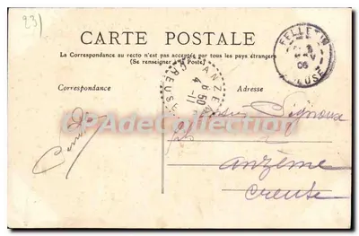 Aubusson — Vista geral — M.T. I.L. — Verso