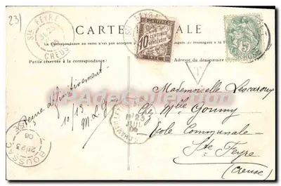 The Sanatorium and the Mountain of Puy de Gaudy — A. de Nussac, publisher Toulouse — Back