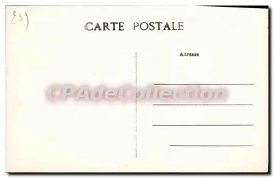 Aubussen — Panorama miasta, widziana z wzniesienia — La Creuse Pitteresque, nr 355 — Rewers