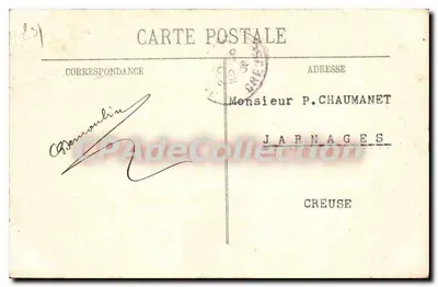 Campo da COURTINE (Creuse) — Setor do Mess dos Oficiais — editor desconhecido, n° 36 — Verso