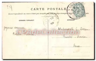 Ruiny Zamku Montaigut — blisko Guéret (Creuse) — A. de Nussac, wyd. Guéret, nr 32 — Rewers