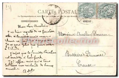 Nowy Zamek w La Fôt, blisko Souterraine (Creuse) — A. de Nussec, wyd. Guéret, nr 161 — Rewers