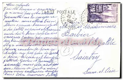 St-Hilaire-le-Château — Most nad Thaurionem — M.F.A. 5011 — Rewers