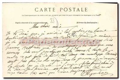 Camp di La Courtine (Creuse) — 1ª Brigata — Aubert, fot.-edit. - Lafarge, d’postaire — Verso