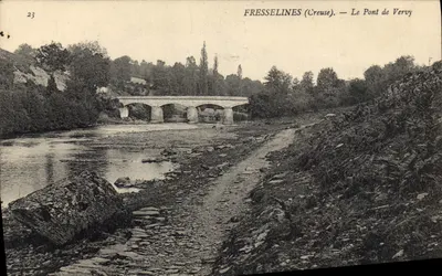 Fresselines (Creuse) — O Ponte de Vervy — Editor não identificado, n° 23