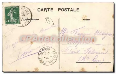 Campo de La Courtine — Quartel dos Oficiais — CPAdeCollection — Verso