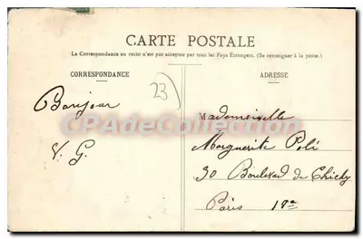 Nowy Zamek La Fôt, blisko La Souterraine (Creuse) — A. de Nussac, wyd., Guéret — n° 162 — Rewers