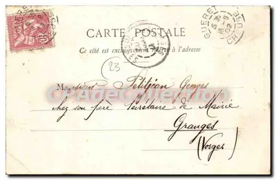 Zamek St-Germain-Beaupré, blisko La Souterraine (Creuse), odwiedzony przez Henryka IV — A. de Numa, wyd. nr 46 — Rewers