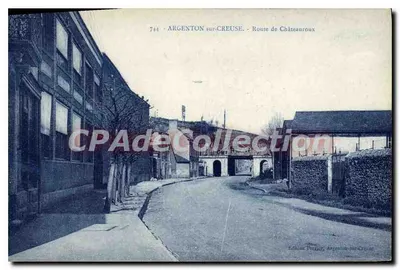 Argenton-sur-Creuse — Estrada de Châteauroux — Edição Purjot, Argenton-sur-Creuse