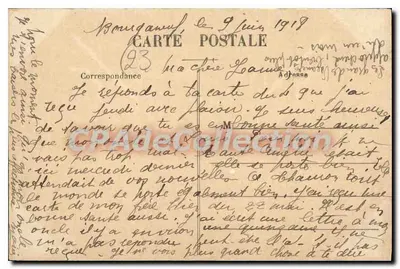 Bourgnaneuf (Creuse) — As Gorges da Mourne — J. Mauriliéras, fot.-édit. — Verso