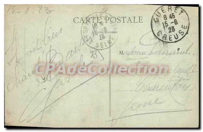 Fresselines (Creuse) — Vale da Petite Creuse M.F. — Verso