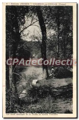 As margens sombreadas da Tardes ao moinho Pouradier — Ao redor de EVAUX / CHAMBON-sur-VOUEIZE (Creuse) — Foto Léonard - Évaux-les-Dains
