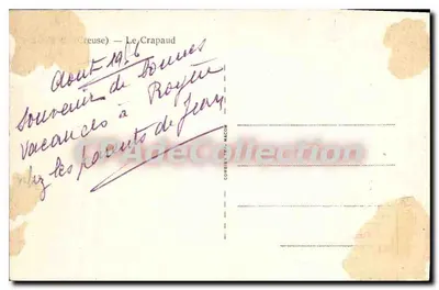 Les Rochers de Crapaud — Creuse — editor Pim — Verso