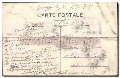 Pittoreska Creuse — Czerwone skały, Târann, Bóg Błyskawicy — Toulx-Sainte-Croix, n°1630 — Rewers