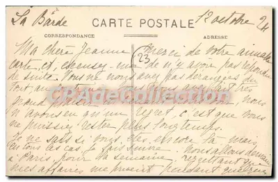La Celle-Dunoise (Creuse) — Względna wizualizacja — Przezbrojenie na Creuse — Wydawca Guézey — Rewers
