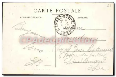 Boussac (Creuse) — Il Castello e il Ponte del Chemin — de Nassac — Verso