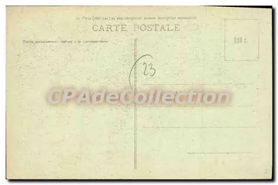 Boussac (Creuse) — Zamek — wydawca Art. H. Nubert, Aubusson — Rewers