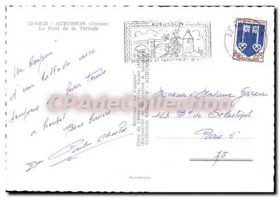 ला किगोंग — अऊबुससन के पोंट डी ला टेराडे — एडिशन्स ला किगोंग — पीछे