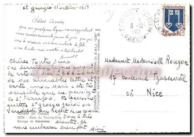 Zadanie Vassivière — widok z lotu — COMBIER (71, S.S.L.) — Rewers