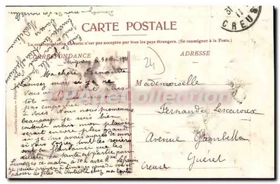 Périgueux — A Prefeitura — editor Périgueux, n° 54 — Verso