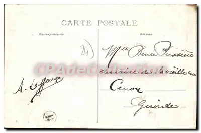 Castelo de La Tuilière — Mussidan — Edição A — Verso