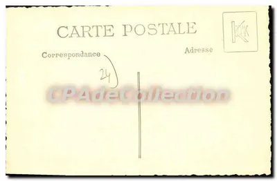 Castelo de Borde, perto de Bergerac (Dordogne) — Edição E. Marais — Verso