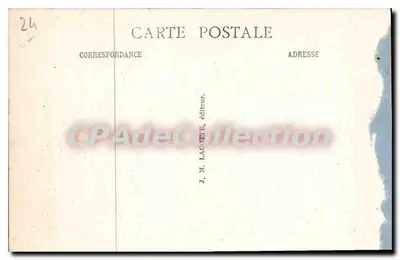 Nontron — Viaduto e Praça Saint-Étienne — J. M. Lacote, editor — Verso