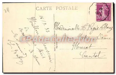 Vale e Castelo de Rouffillac — CARLUX — A Dordogne Pitoresca — Verso