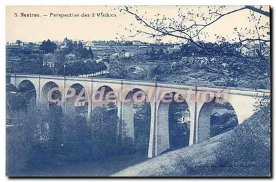 Nontron — Perspectiva dos 2 Viadutos — Lacatin & Cie, Nontron