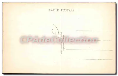 Zamek Fayrac (w Sarlatais) — Piekna Dordogne — Wydawca P. Dadda & Sarlat — Rewers