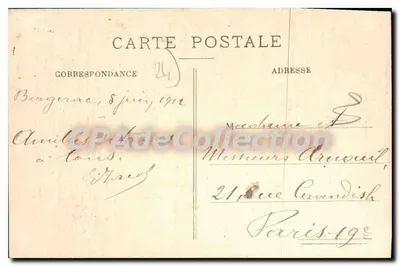 Bergerac — Ogólny widok z dawnej mostu — wydawca nieznany, nr 7 — Rewers