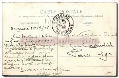 Castelo de Fayrac-en-Sarlat - Dordogne — Carl A. Astruc, Bergerac, n°70 — Verso