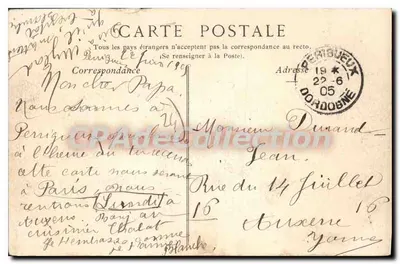 Périgueux — Widok ogólny — Zbiory ND. Fot. n°100 — Rewers