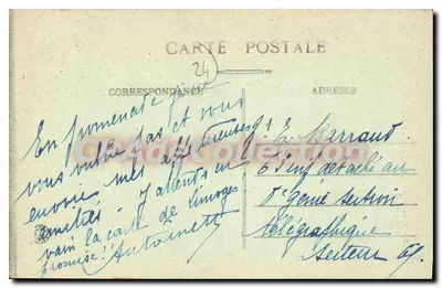 Zamek Marouatte — Lou Diablé, Li sobaté bé si tort, Qu’oun l’auvé dé Pignofor — wydawca nieznany — Rewers