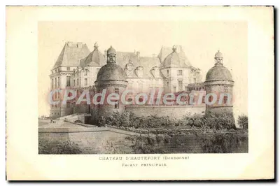 Castelo de Hautefort — Facha principal — Edição Artística 'SUPRA' Paris