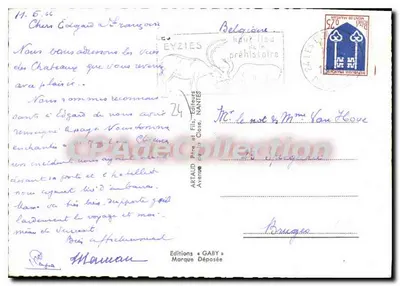 Tal der Dordogne — Schlösser und Sehenswürdigkeiten — Verlag ArtAUD Père et Fils, Nantes — Rückseite