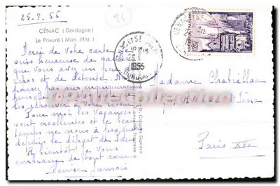 Igreja de São Pedro de Cénac — O Priorado — Edição Geb — Verso