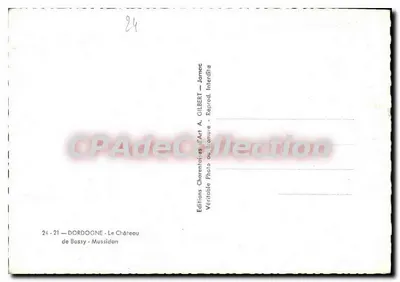 Zamek Bassy — Dordogne — Wydawnictwo Charentais Art A. Gilbert — Rewers