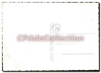 Il Périgord — cartolina illustrata con siti e prodotti locali — Edizioni Rorné, Raza e L'Étale (Dôme) — Verso