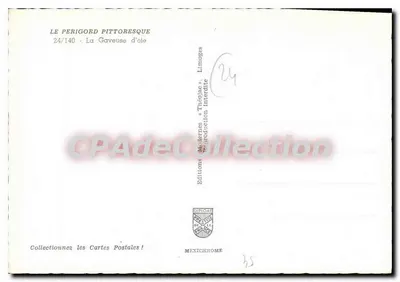 A Gaveuse d'ole — O Périgord pittoresco — Éditions Diplôme, Mexichrome — Verso