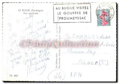 Le Bugue (Dordogne) — Ogólny widok — Wydawnictwo Sztuki — Rewers