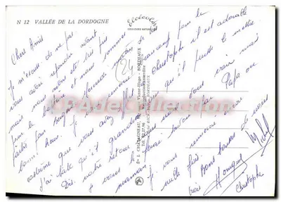 A Valle da Dordogne — Editora Elcée, N° 12 — Verso