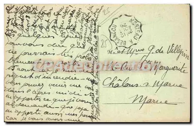 Le Valdahon (Doubs) — Widok z lasu — CTE — Rewers