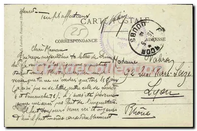 Besançon — Plac Victor-Hugo i Wielka Ulica — C.T.B. n°181 — Rewers