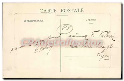 Besançon — A Madeleine e Ponte de Battant — Editor não identificado, n° de série 4012 — Verso