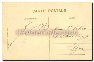 Besançon-les-Bains — Hotel das Postas (Inaugurado) — Editor desconhecido — Verso