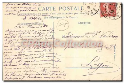 Besançon — Palácio Granvelle — J. Liard, Editor, Besançon — Verso