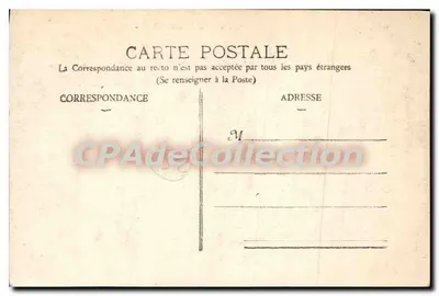 Besançon — O Hôtel-de-Ville — editor desconhecido, n° 344 — Verso