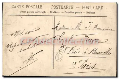 Besançon — Most Przecinający, Wielka Święta Pięć — Wyd. J. Liard — Rewers