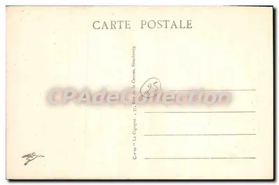 Besançon les Bains — Stara dom, ulica Pasteur — Stara pocztówka z kolekcji — Rewers